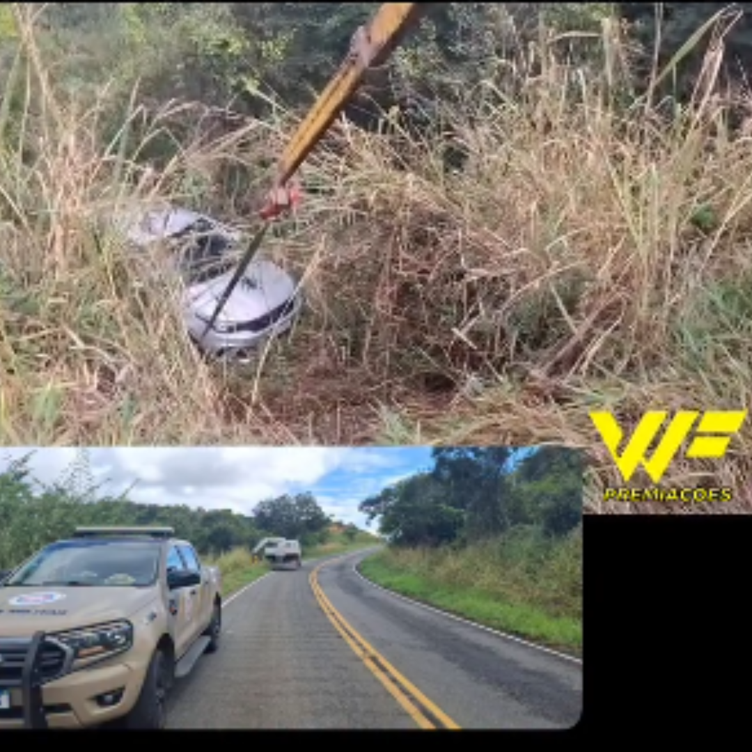 Motorista perde controle e sai da pista ao desviar de animais na BR-330 entre Jequié e Maracás