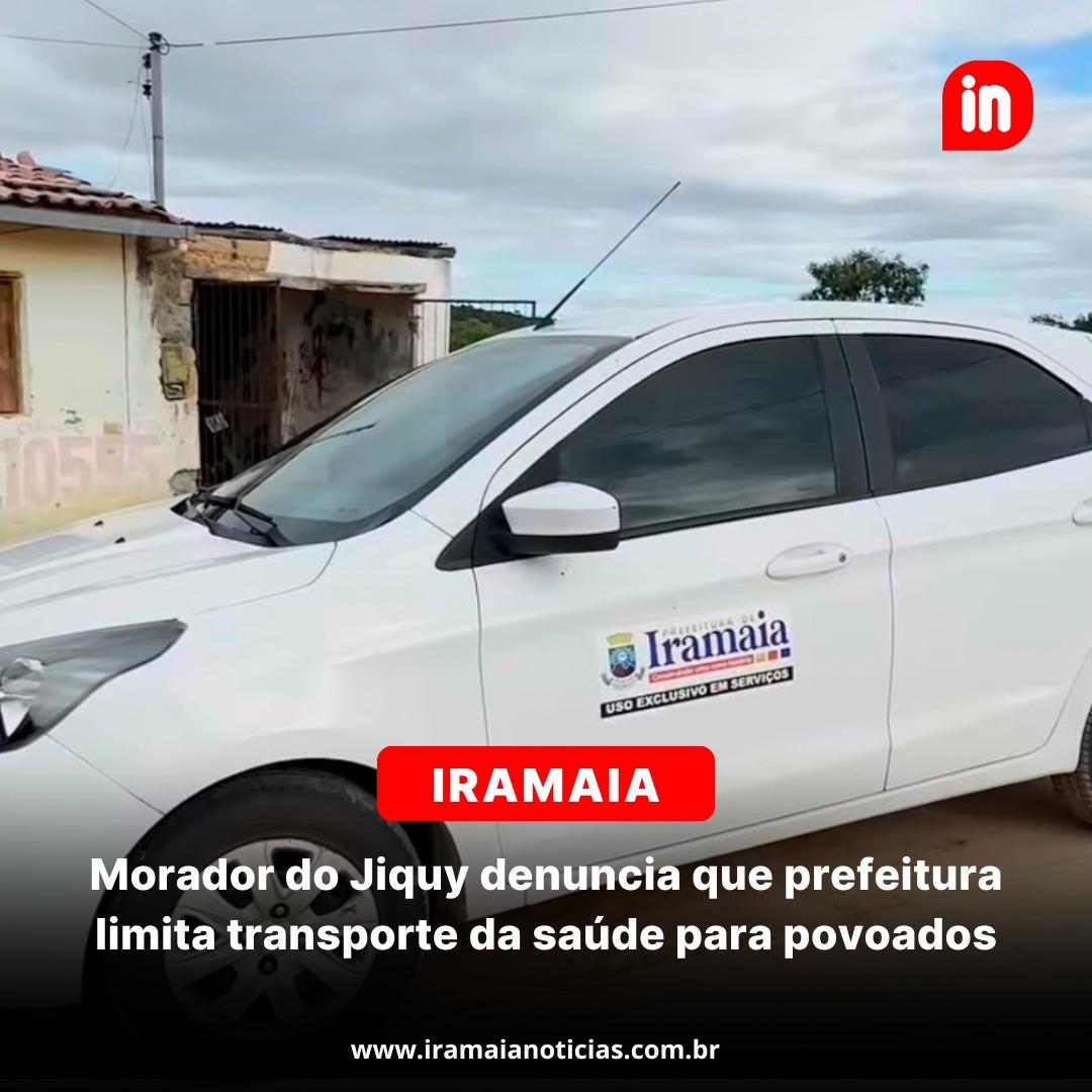 Denúncia sobre transporte da saúde em Iramaia