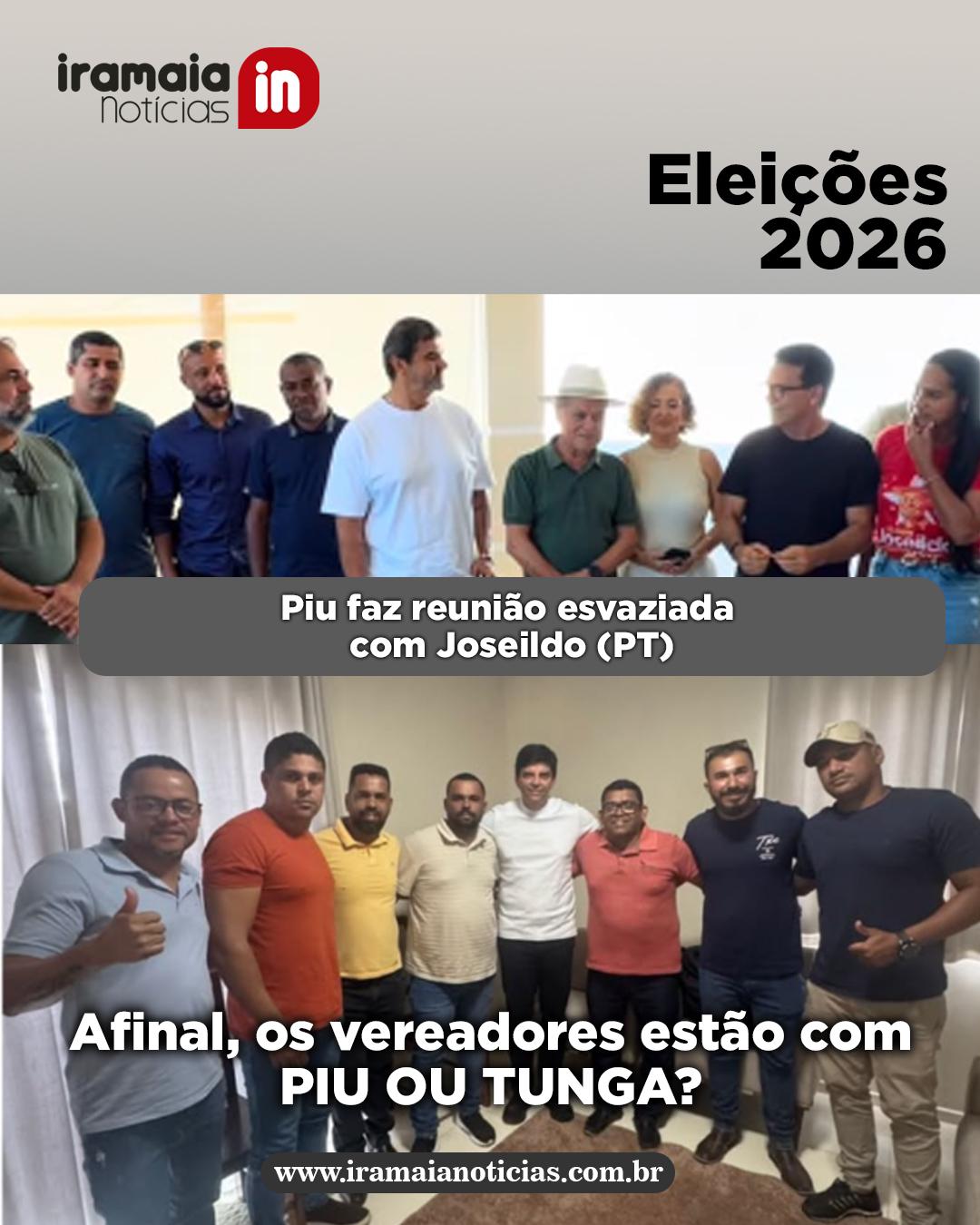 O TABULEIRO EM IRAMAIA: PIU ESTÁ NAS CORDAS?